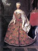 Louis de Silvestre Portrait de Marie oil painting artist